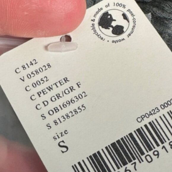 Free People Get Obsessed Babydoll Gauze Dress Pewter Size Small NWT Bohemian NEW - Picture 5 of 10